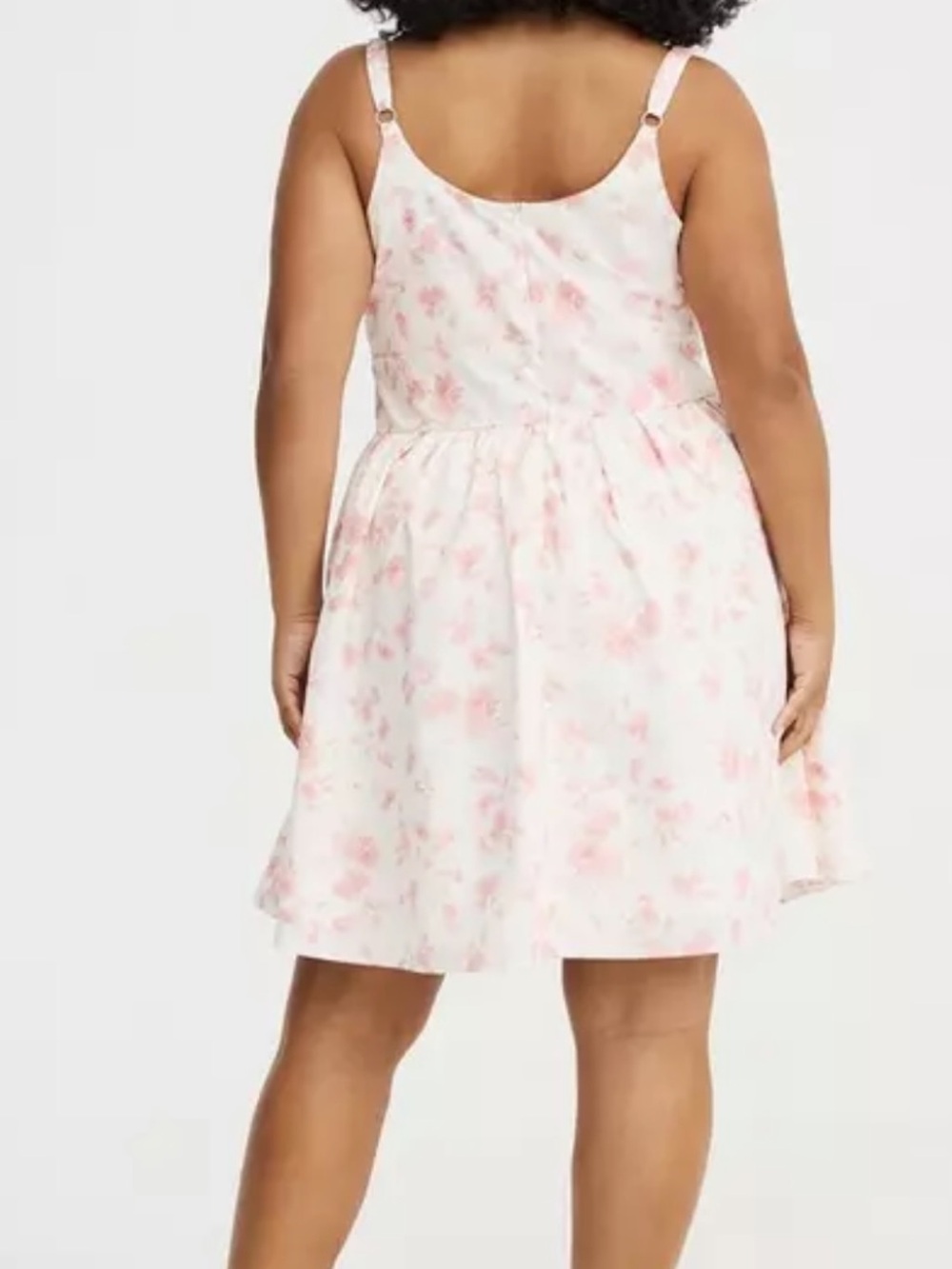 Torrid Corset Pink Sunflower Mini Dress Size 18 NWOT - Picture 3 of 8